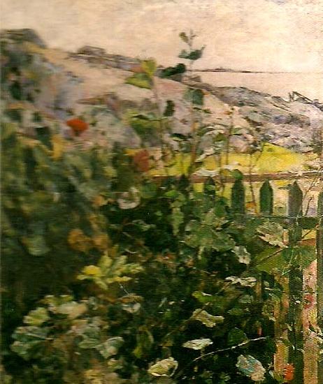 Carl Larsson vastkustmotiv-motiv fran varberg oil painting image